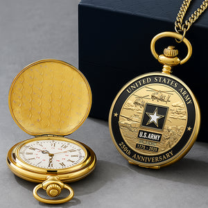 Anniversary Pocket Watch - Personalized Gifts For Soldier 04naqn020725