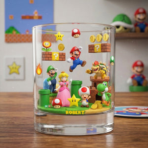 Retro Glass Mug, Personalized Anniversary Gifts 01OHTN230326