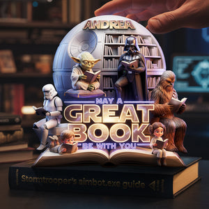 Great Book Acrylic Plaque - Personalized Gifts For Book Lovers 04pata110226