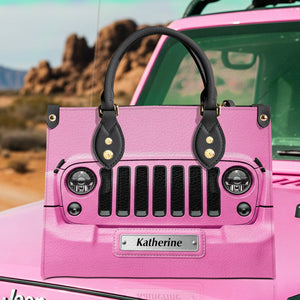 Holiday Offroad Spirit Leather Bag – Personalized Christmas Gift For Trail Lovers 02OHDT240625