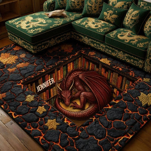 Dragon Book Custom Shape Doormat - Personalized Gifts For Book Lovers 05tgqn171125