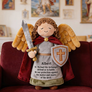 Angel of Protection Pillow – Personalized Gifts For Christians 04naqn301225 - Pillow - GoDuckee