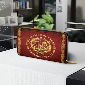 Radiance of Faith Leather Wallet Purse 08acxn020425