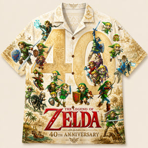Legendary Adventure 40th Anniversary Hawaiian Shirt - Personalized Gifts 02nalu020626