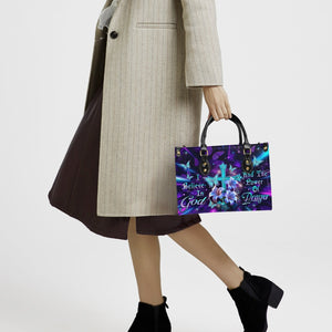 I Believe in God And The Lower Of Prayer Leather Bag 05acxn160425