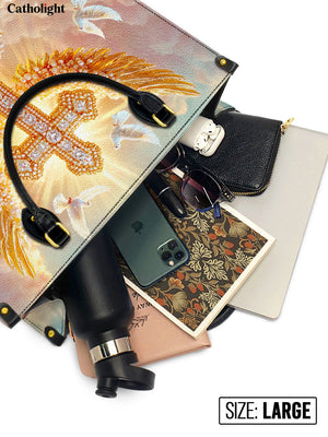 Catholight Dove of Peace Leather Bag