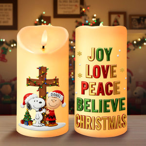 Blessed Moments LED Candle - Personalized Christmas Gifts For Christian 07HYLU161025