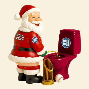 Santa’s Funny Rivalry Christmas Acrylic Plaque - Personalized Gifts For Fans 01HUDT131025