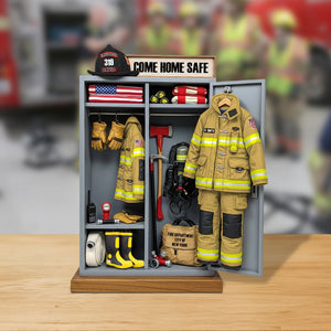 Firefighter Personal Locker Plaque - Personalized Gifts For Firefighter 06qhtn290525-Homacus