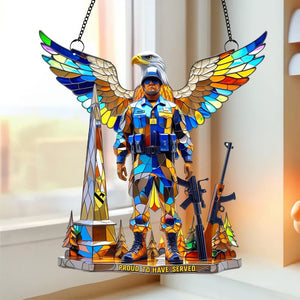 Veteran Suncatcher - Personalized Gifts For Veteran 02tgtn040825