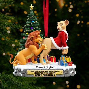 Naughty Wildland Couple Ornament - Personalized Gifts For Couple 06ohlu150925