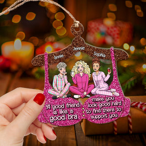 Personalized Christmas Gifts For Friends Acrylic Ornament 01xqlu101024hh - Ornament - GoDuckee