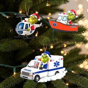 Badass Paramedic Christmas Ornament, Personalized Gifts For Paramedic 01qhtn130925