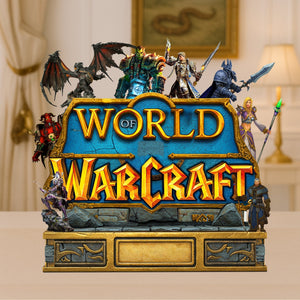 World Warrior Plaque - Personalized Gifts For Game Lovers 02qhtn060625