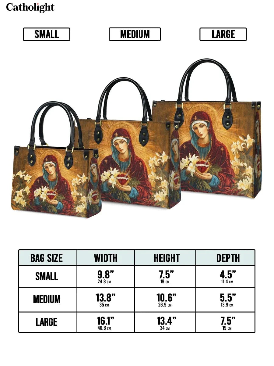 Catholight The Lily Of Purity Leather Bag
