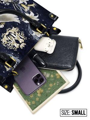 Catholight The Holy Spirit and Lily Devotional Leather Bag
