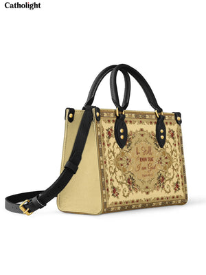 Catholight Psalm of Peace Leather Bag