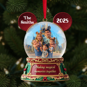 Custom Photo Gifts For Family Christmas Ornament 04pglu240925
