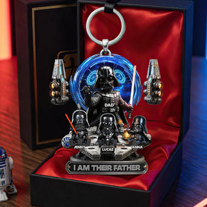 I Am Their Father Keychain - Personalized Gifts For Dad 04TODT110526