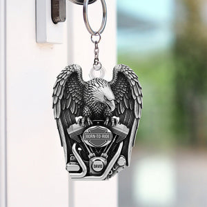 Fierce Motorcycle Engine Keychain - Personalized Gifts For Bikers 04qhtn120625