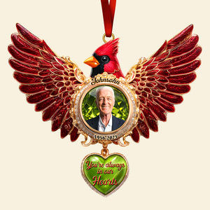 Cardinal Memorial Christmas Ornament – Custom Photo Gifts For Loved Ones In Heaven 02tgqn011025
