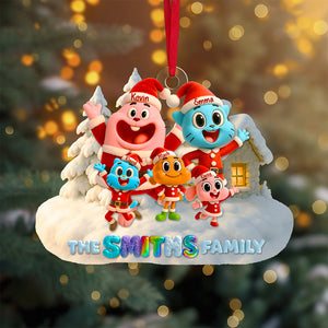 Cute Family Christmas Ornament Personalized Gifts For Family 02OHTA250825