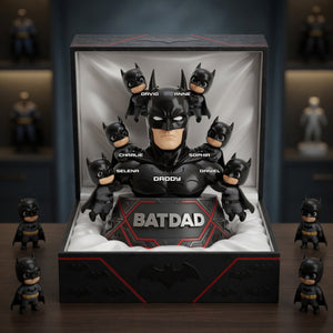 Shadow Dad And Kids Acrylic Plaque - Personalized Gifts For Dads 03ohlu020526