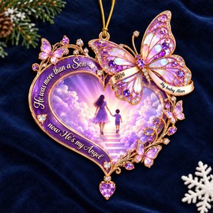 Walking Together In Heaven Acrylic Ornament - Personalized Memorial Gift 03QHQN101026