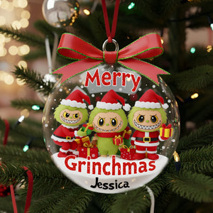Cute Xmas Monster Personalized Gifts For Chrismas Ornament 01pglu270925