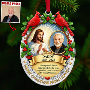 Cardinal From Heaven Ornament Custom Photo Gifts For Heaven 07HUDT121125