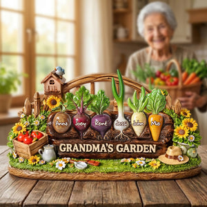Grandma's Garden Acrylic Plaque - Personalized Mother's Day Gifts 06tylu190326