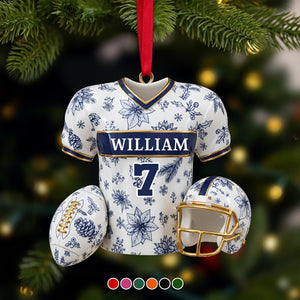Personalized Christmas Festive Jersey Keepsake Ornament 06PGLU300925