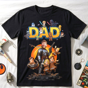 The Greatest Warrior Dad Shirt - Personalized Gifts For Dads 01hutn050626
