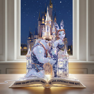 Backside Kiss Acrylic Light Box - Personalized Gift For Couples 07OHLU271125