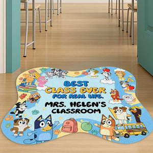 Best Class Ever Shape Doormat- Personalized Gifts For Teacher 02HULU020825