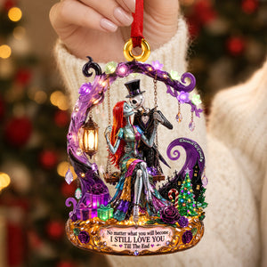 Eternal Kiss Acrylic Ornament, Personalized Gifts For Couple 06qhdh280826