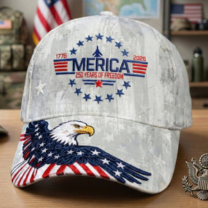 Proud American Eagle Classic Cap, Personalized Gifts For Patriots 01qhqn230226