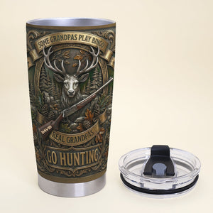 Hunting Grandpa 20oz Tumbler - Personalized Gifts For Grandpa Tumbler 02PAQN280226