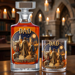 Manager Of Kid Decanter Set - Personalized Gifts For Dad 01paqn190526