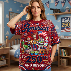 America 250 Patriotic Adventure Crew Shirt - Personalized Anniversary Gift 02NATA100626