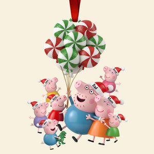 Festive Family Fun Christmas Ornament Personalized Gifts For Family 01NADT260925