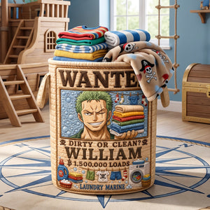 Wanted Adventure Laundry Basket - Personalized Gifts 03paqn110726