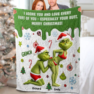 Naughty Couple Blanket - Personalized Gifts For Couples 07OHQN111125