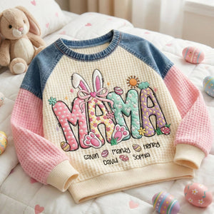 Cute Easter Bunny 3D Sweatshirt - Personalized Gifts For Grandma 01naqn240226