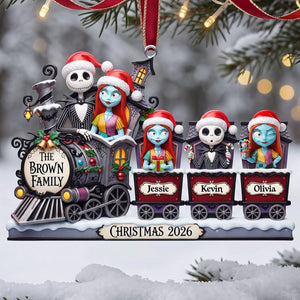 Spooky Family Acrylic Ornament - Personalized Christmas Gifts For Family 03tyta280826