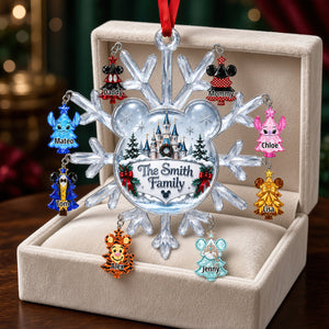 Snowy Christmas Memories Ornament - Personalized Gifts For Family 02OHDT080926