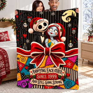 Annoyingly In Love Couple Blanket - Personalized Christmas Gifts For Couple 03paqn170926