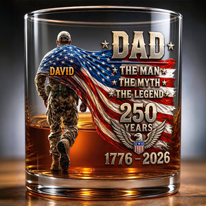 The Patriot Legend Glass Mug - Personalized Gifts For Dad 05HUTN190526-Homacus