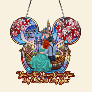 Dreamy Couple Boat Suncatcher - Personalized Gifts For Couples 05HUTN131225