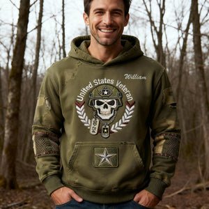 Veteran Military Tribute Hoodie - Personalized Gift For Veteran 03TGLU301225